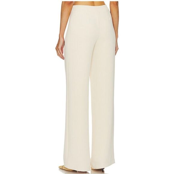 L’Academie Wide-Leg Pant in Sand Beige Size S - Picture 3 of 7